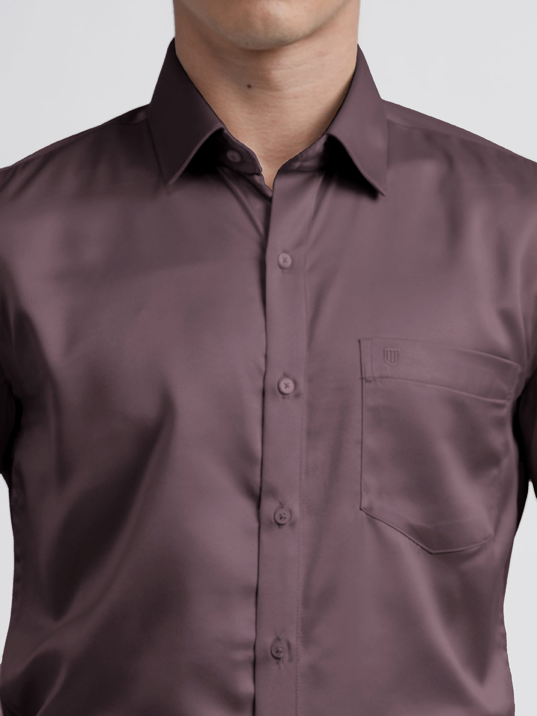 Pastel Purple Satin Premium Shirt