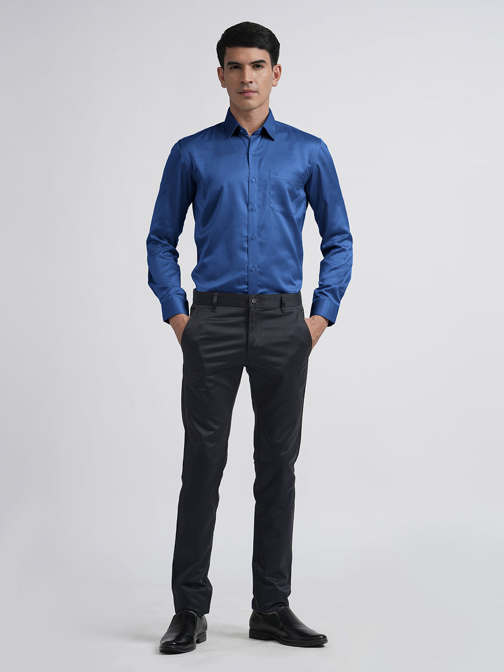 Blue Satin Premium Shirt