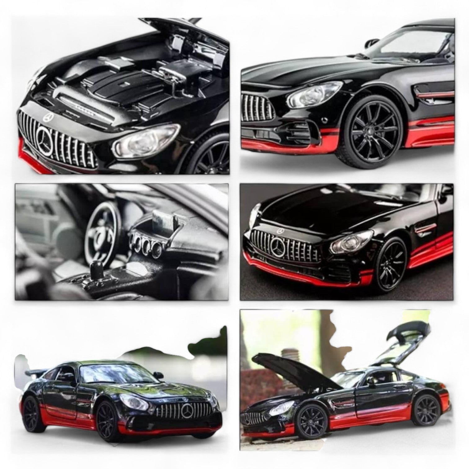 Mercedes-Benz AMG GTR 1:24 diecast scale model car collectible