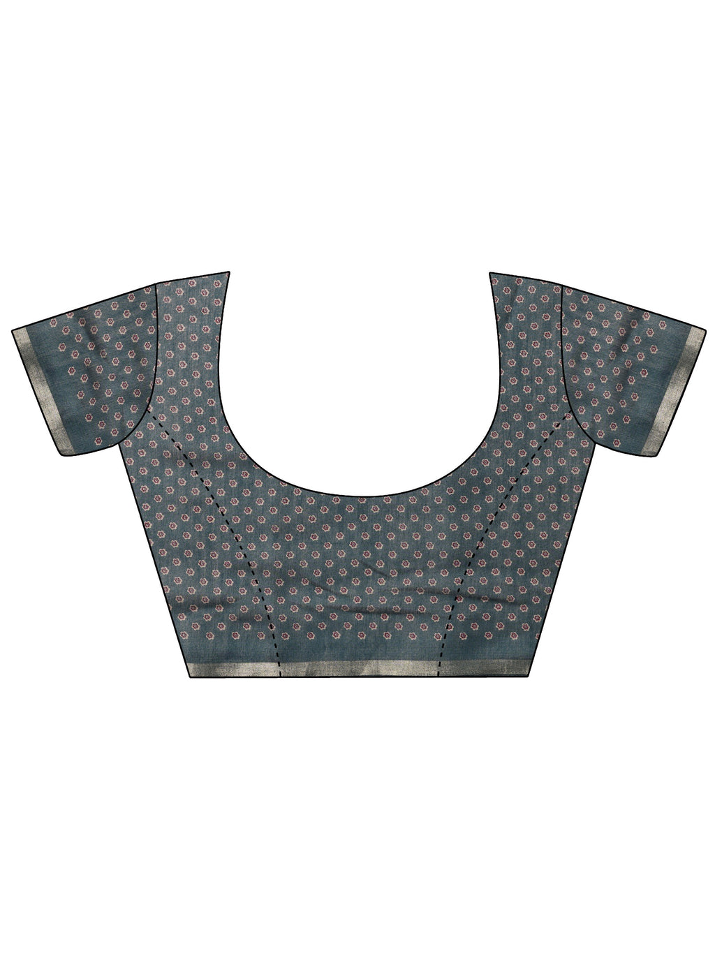 Burgundy Solid Cotton Blend Saree With Unstitched Blouse Piece