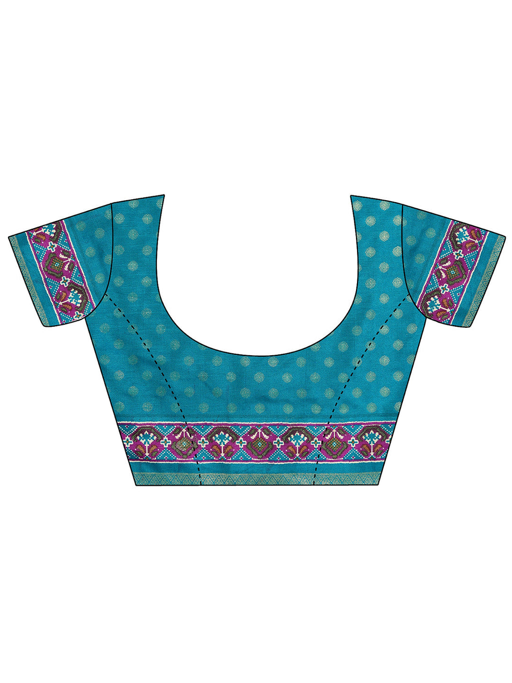 Maroon Embellished Silk Blend Saree With Unstitched Blouse Piece