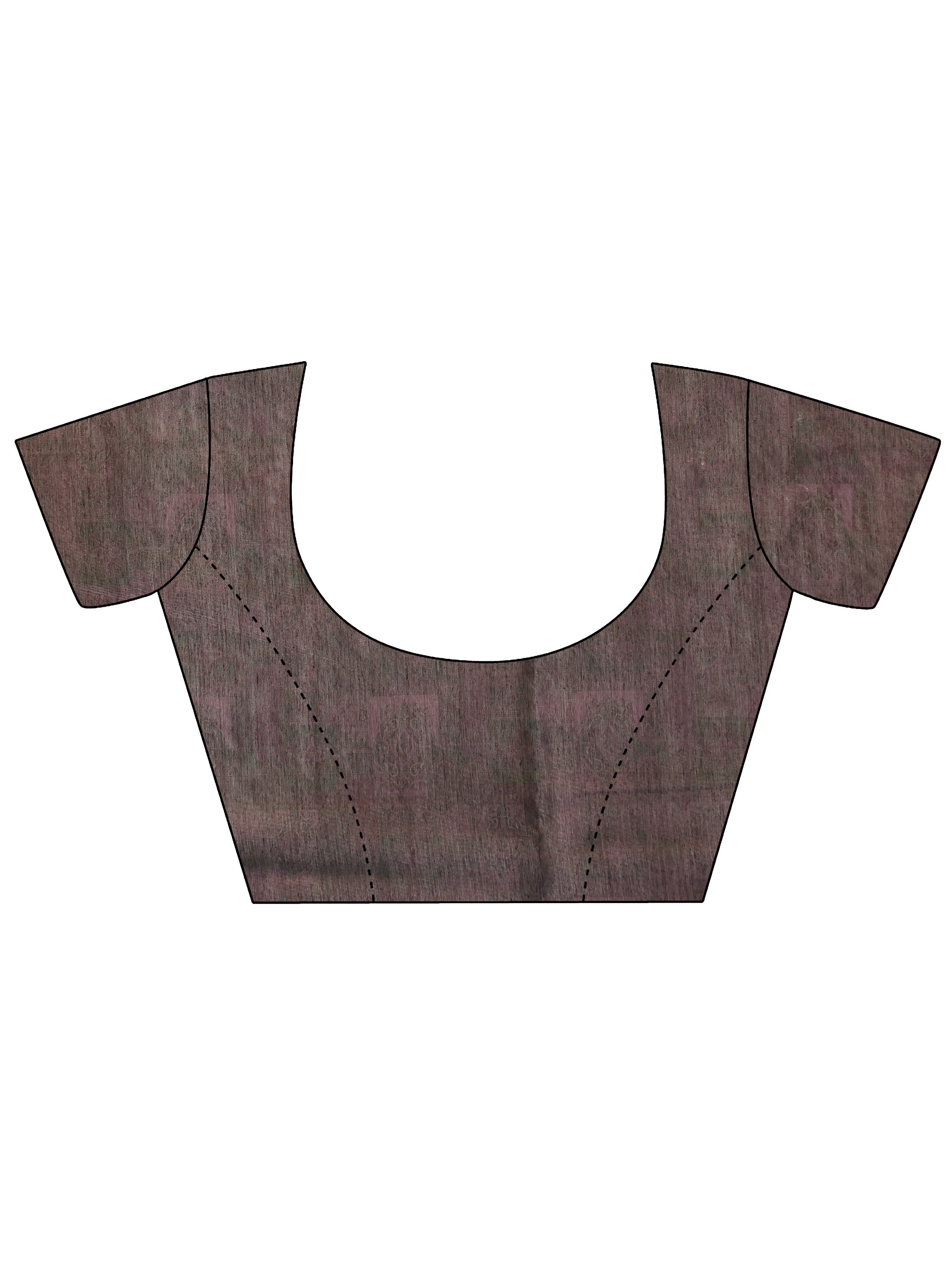 Multi Printed Silk Blend Saree With Unstitched Blouse Piece