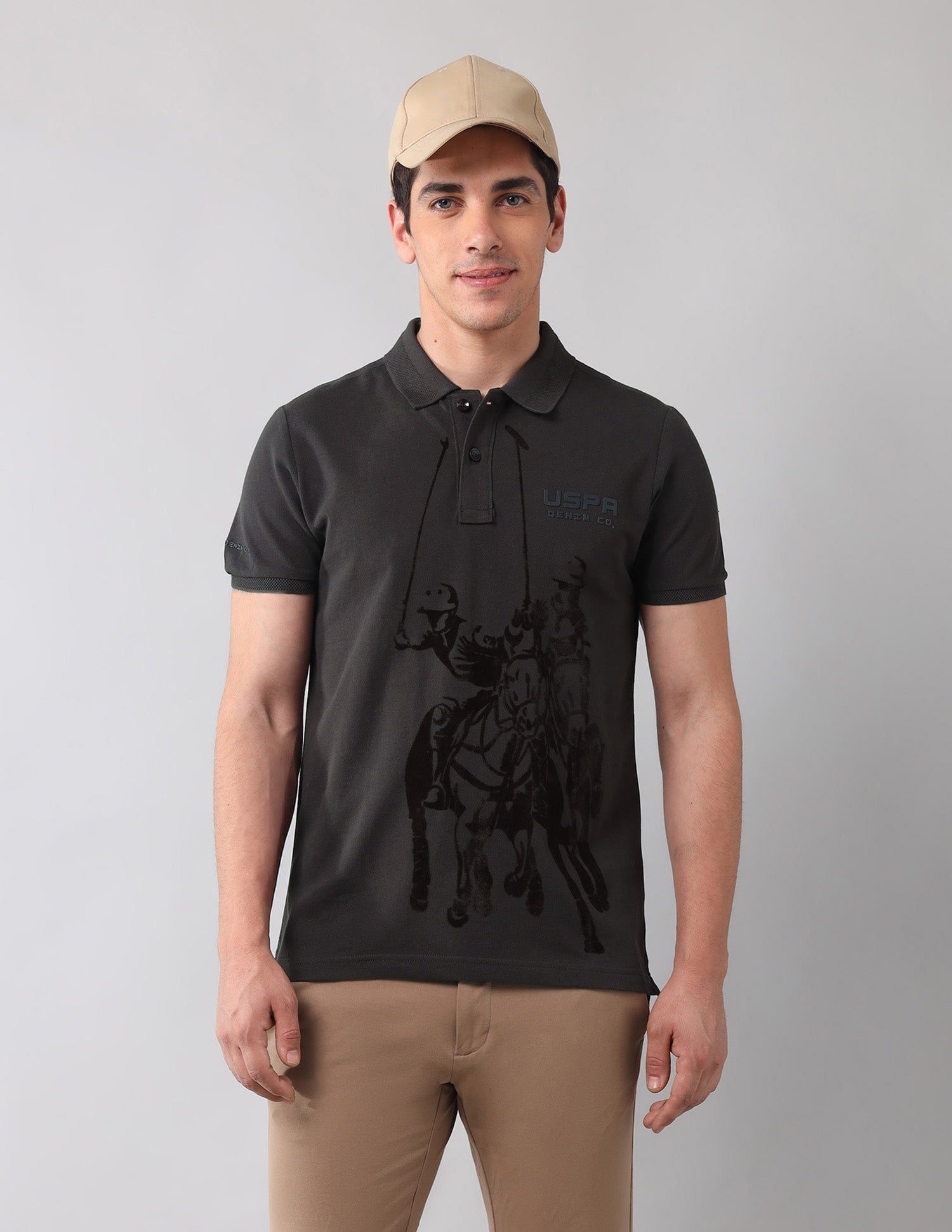Muscle Fit Black Label Polo Shirt