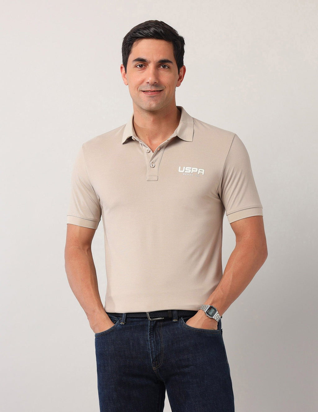 Muscle Fit Black Label Polo Shirt