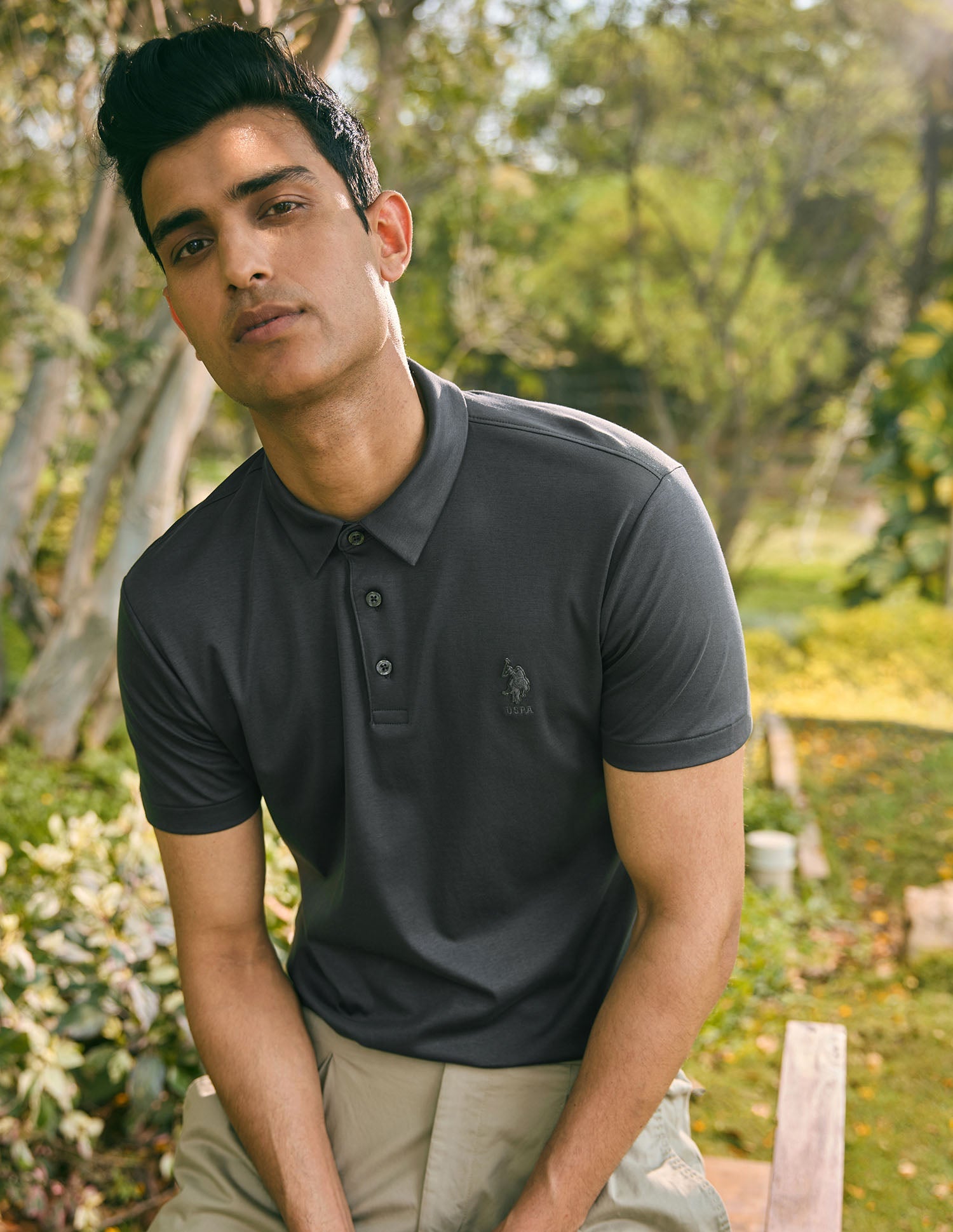 Pacho X Slim Fit Solid Polo Shirt