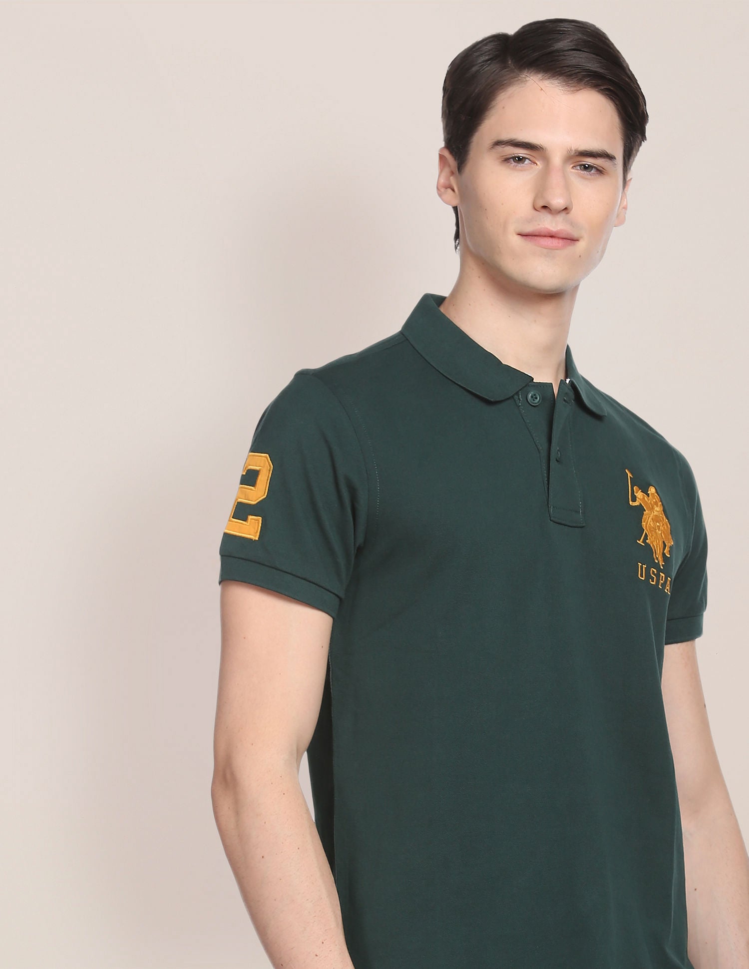 Compact Cotton Logo Polo Shirt