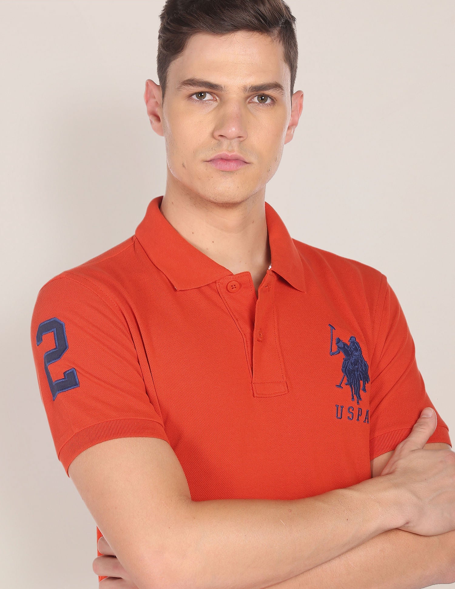 Compact Cotton Logo Polo Shirt