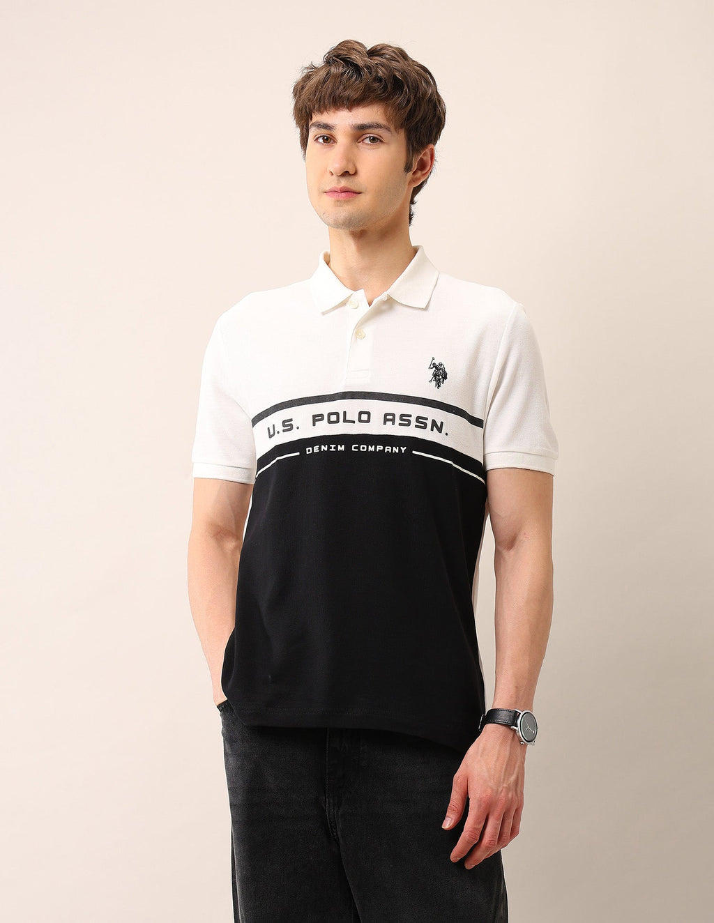 Muscle Fit Pure Cotton Polo Shirt
