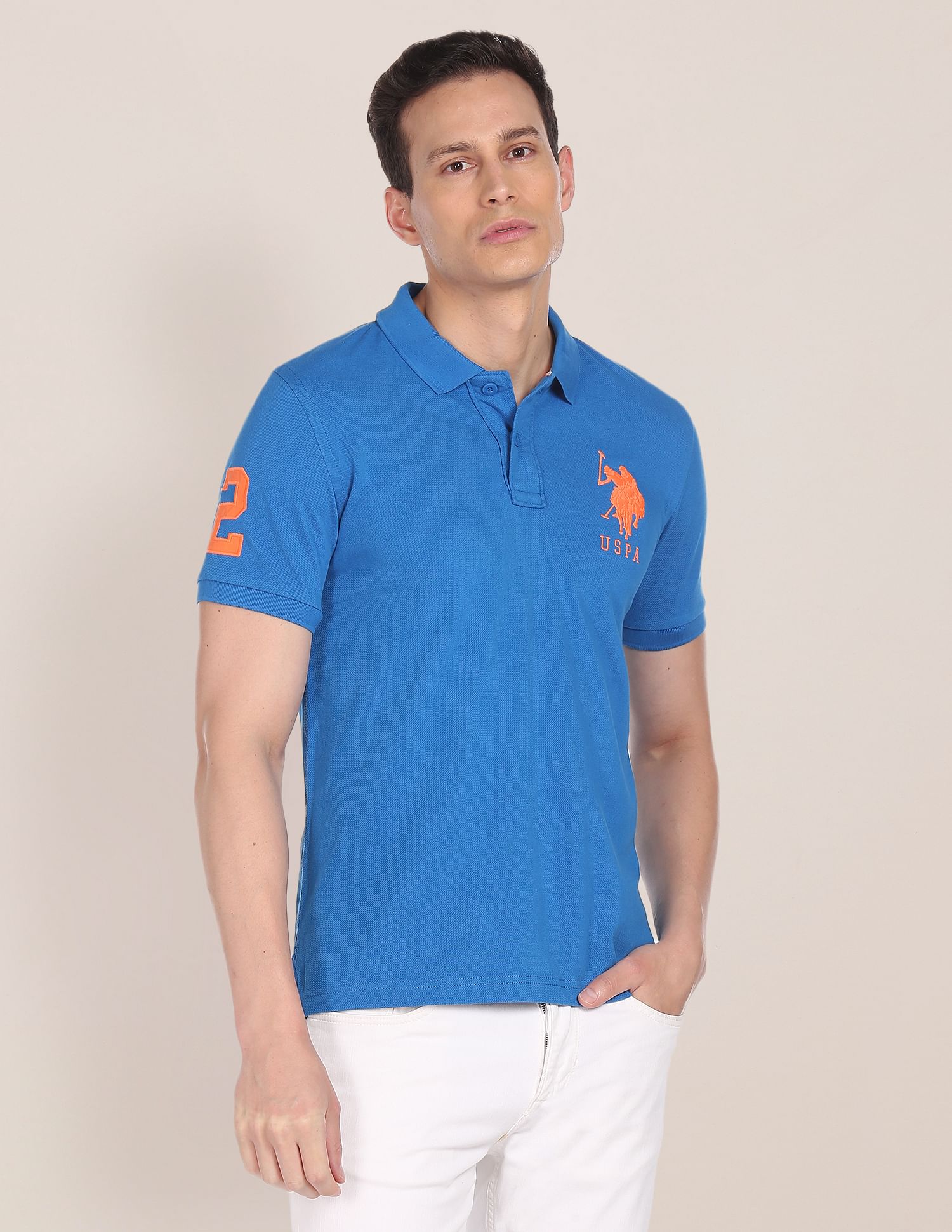 Compact Cotton Logo Polo Shirt