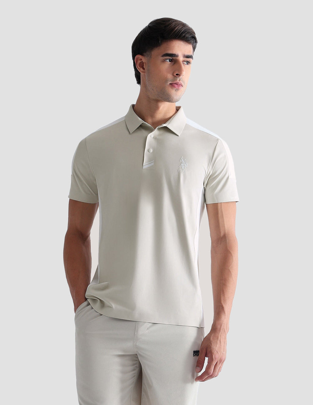 Colorblocked Active Polo Shirt