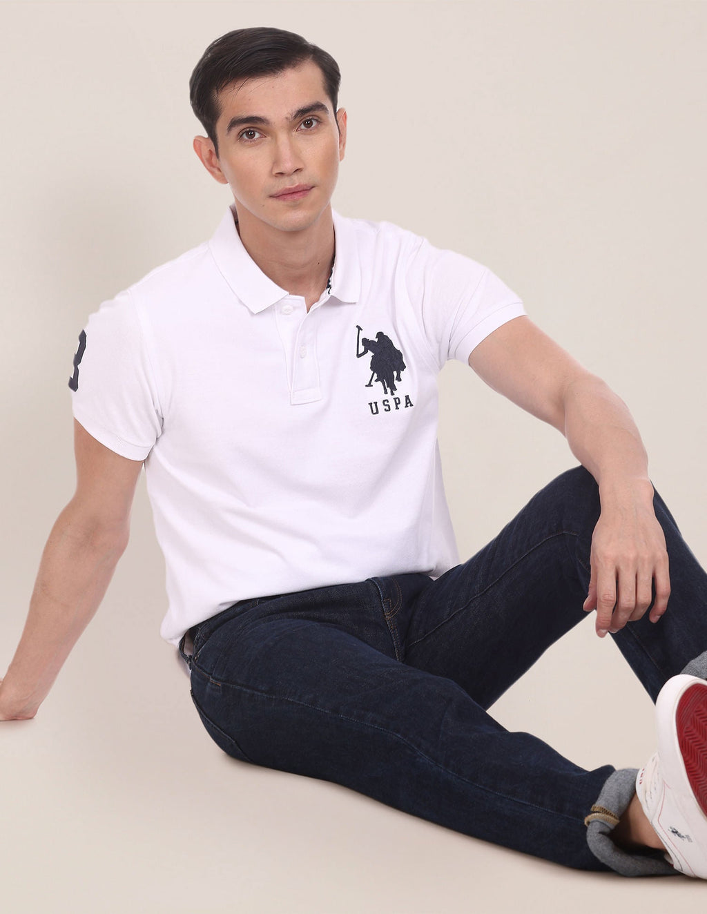 Compact Cotton Logo Polo Shirt