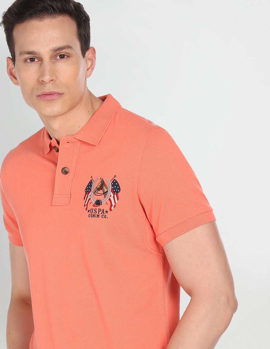 Cotton Solid Polo Shirt