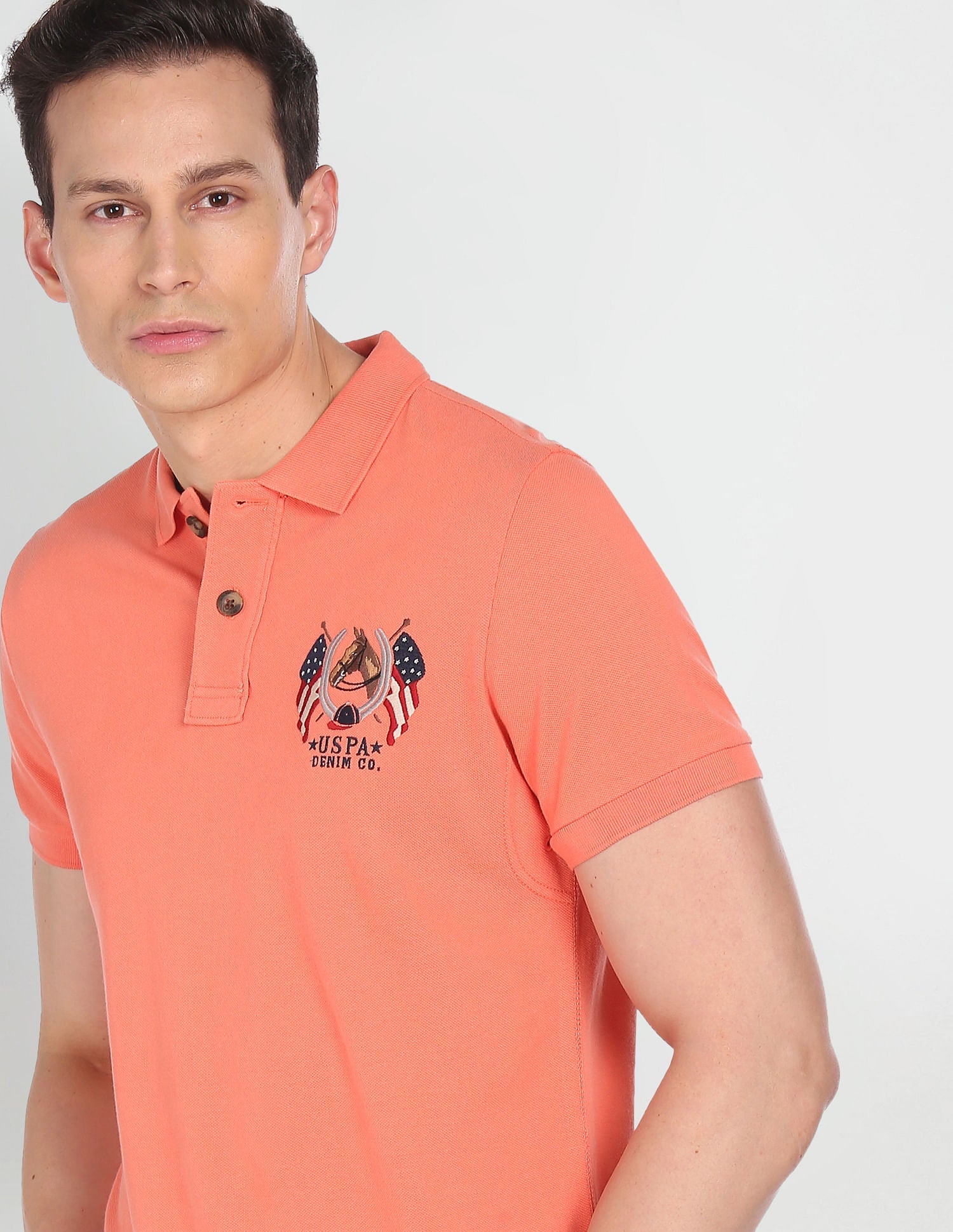 Cotton Solid Polo Shirt