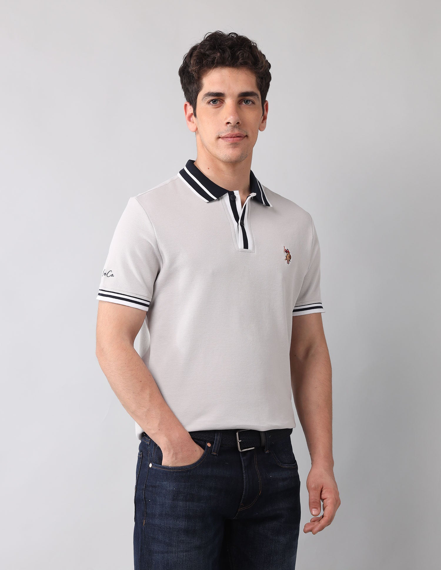 Muscle Fit Americana Polo Shirt