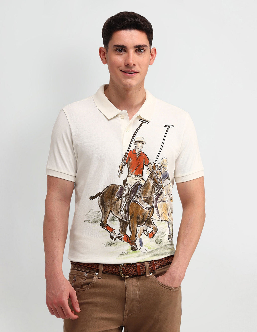 Outdoor Muscle Fit Brand Polo Shirt