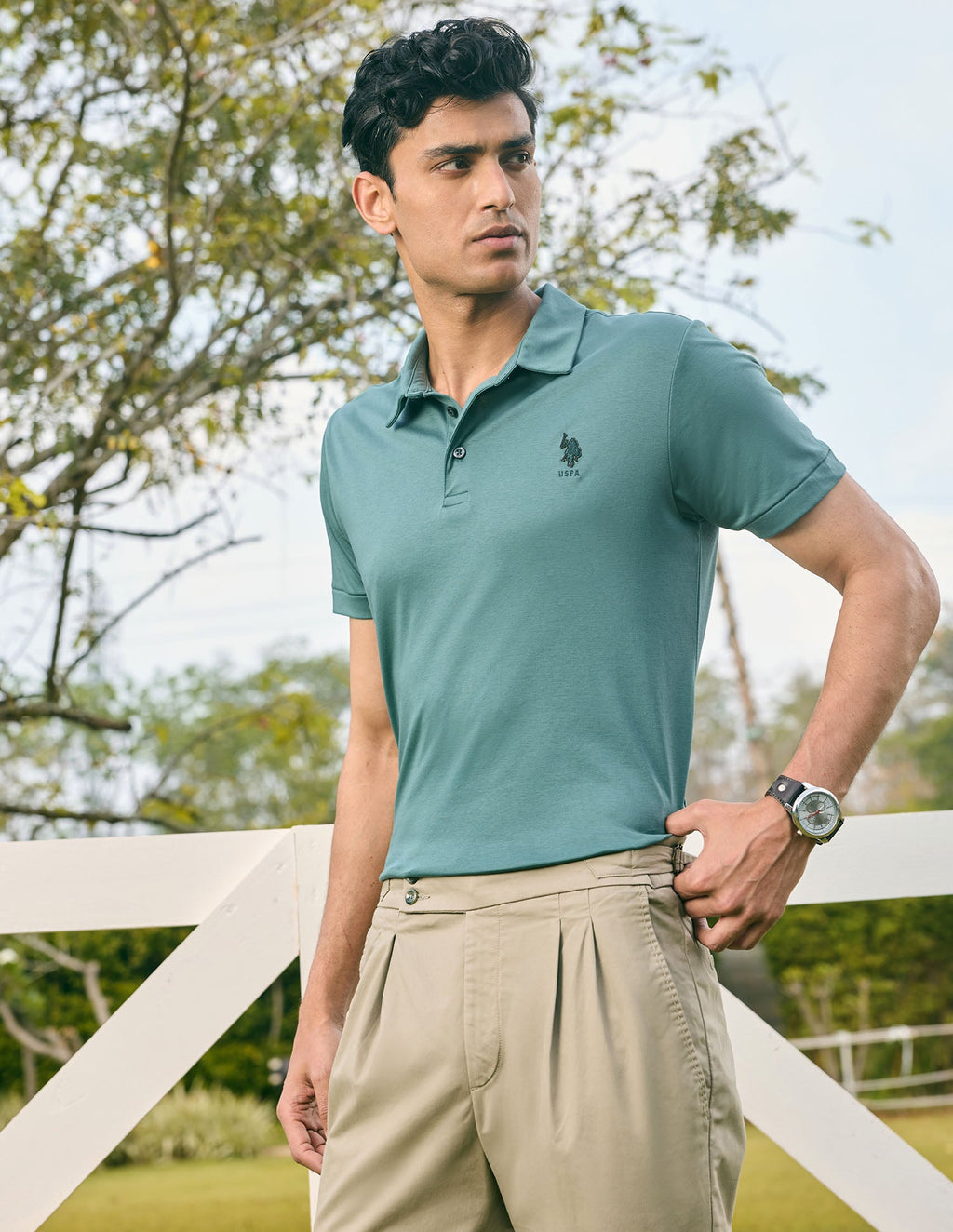 Pacho X Slim Fit Solid Polo Shirt