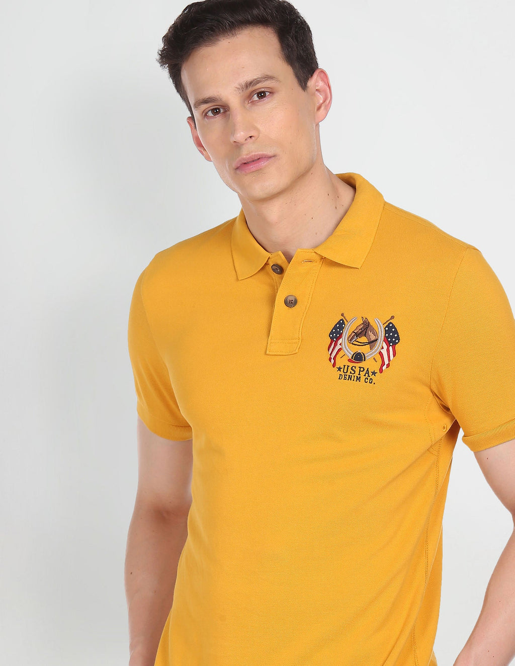 Cotton Solid Polo Shirt