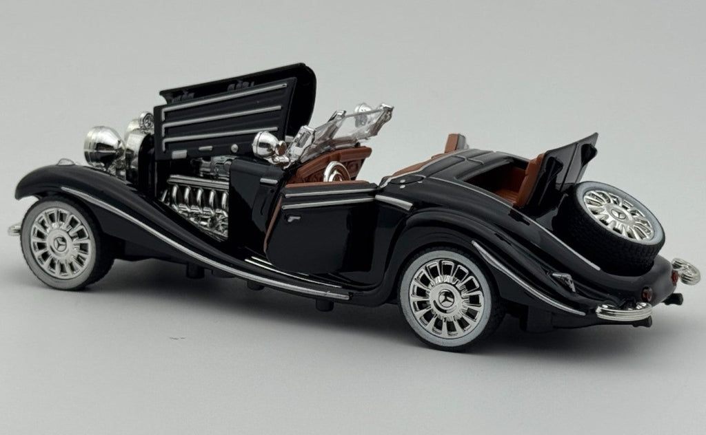 1936 Mercedes Benz 500K 1:24 Roadster diecast scale model car collectible | Assorted Colors
