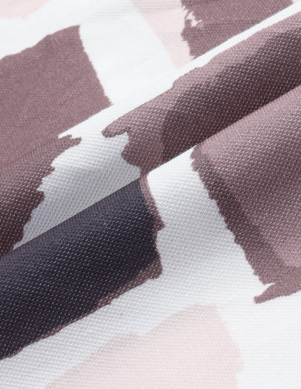 Abstract Printed Pure Cotton Polo Shirt