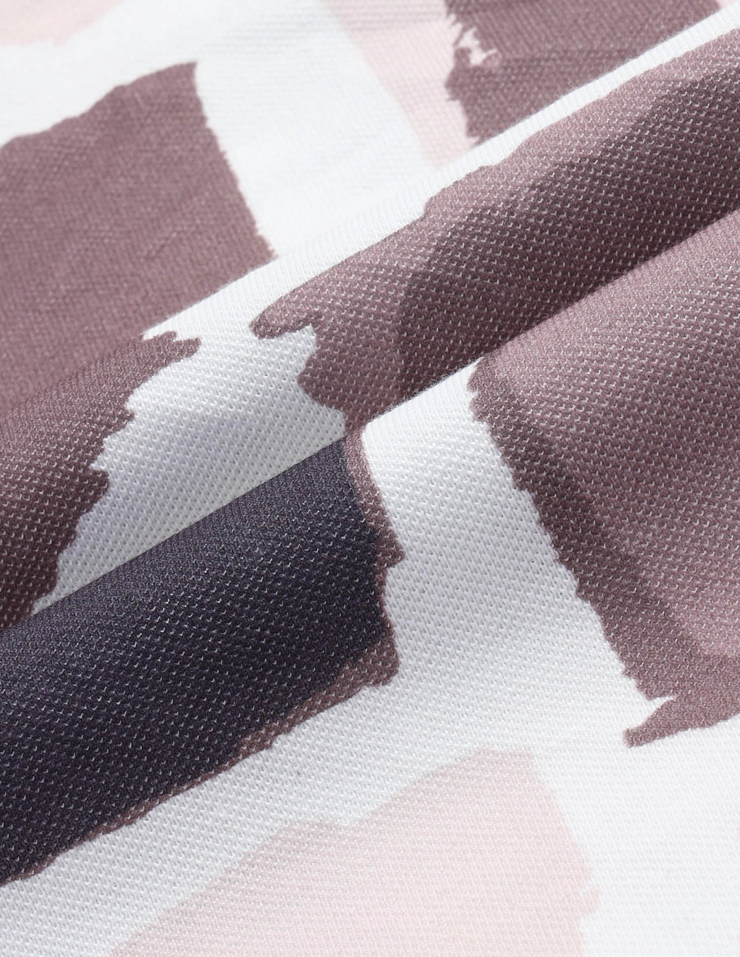 Abstract Printed Pure Cotton Polo Shirt