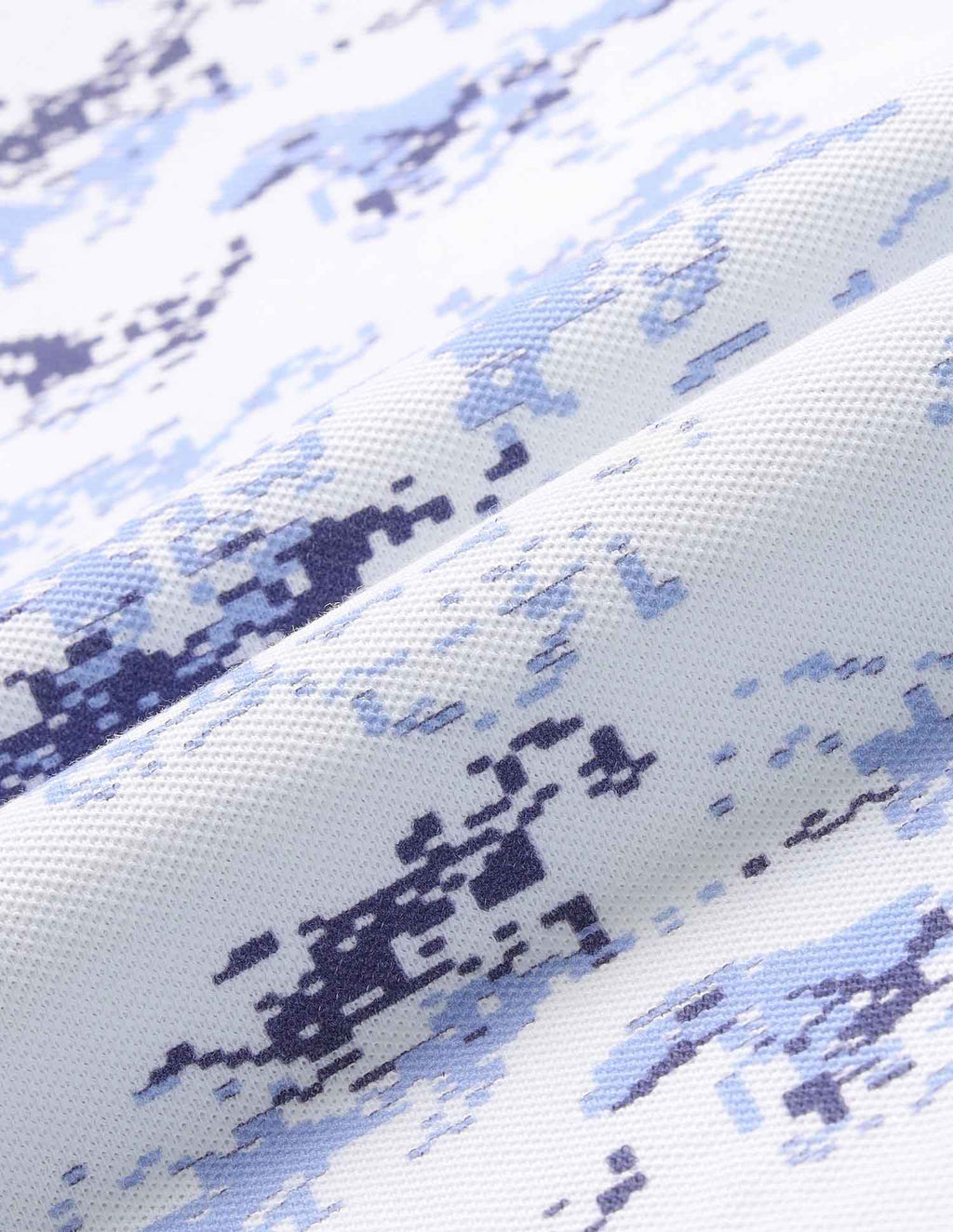 Abstract Printed Pure Cotton Polo Shirt