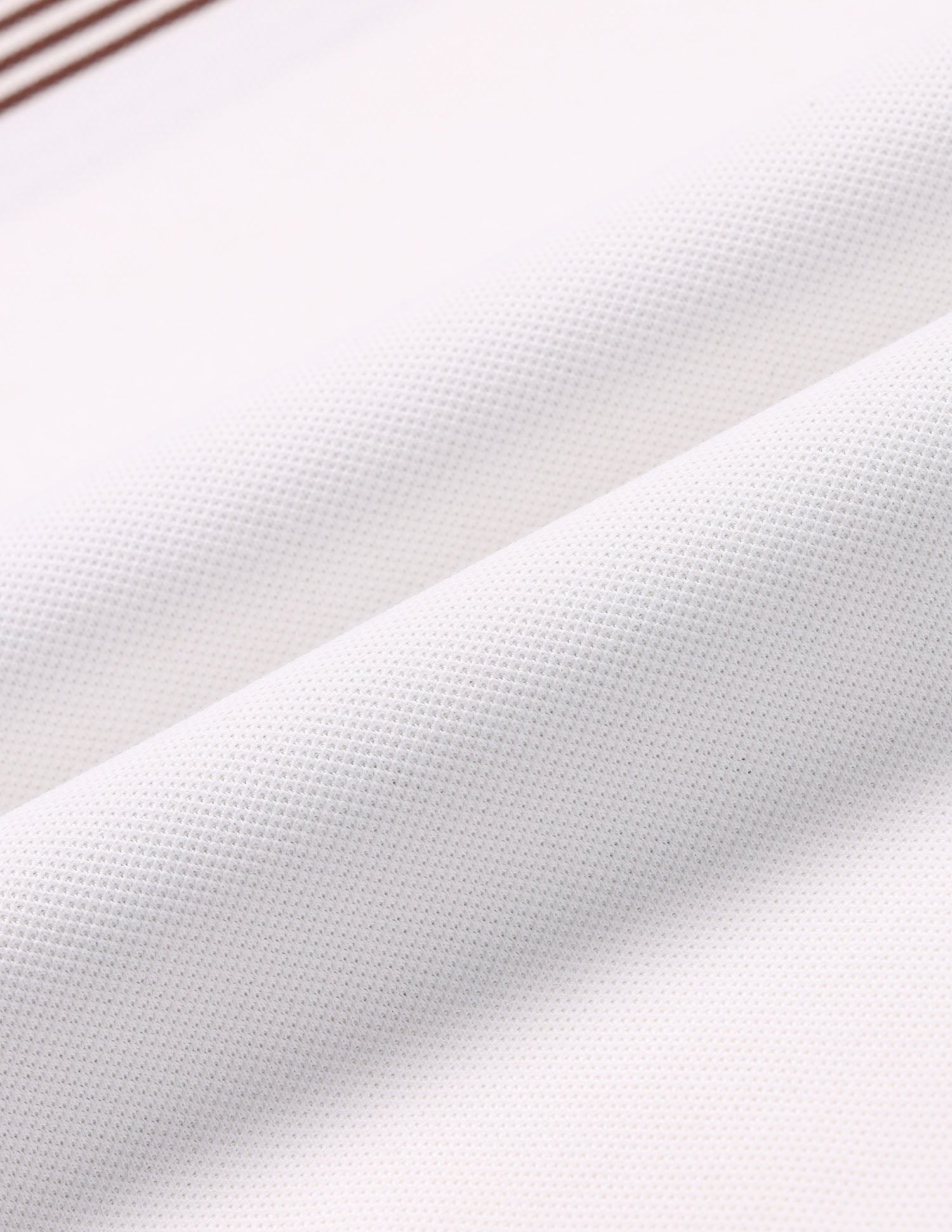 Horizontal Striped Modern Monochrome Polo Shirt