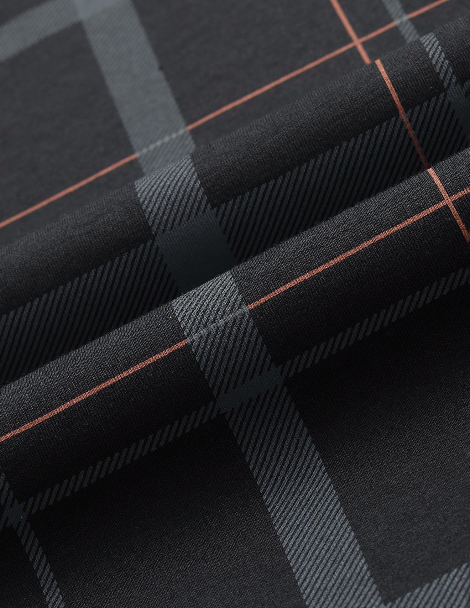 Checked Slim Fit Polo Shirt