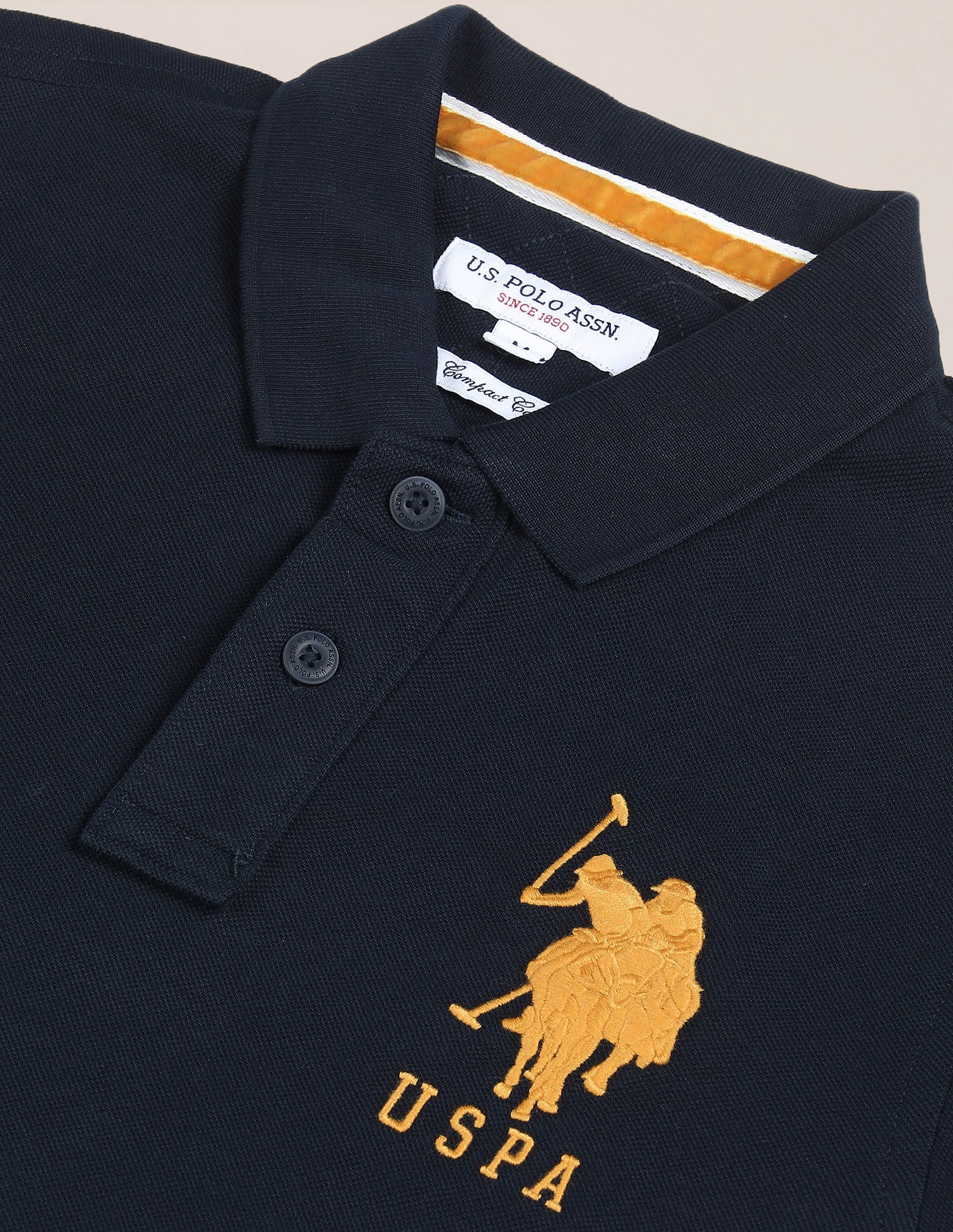 Compact Cotton Logo Polo Shirt