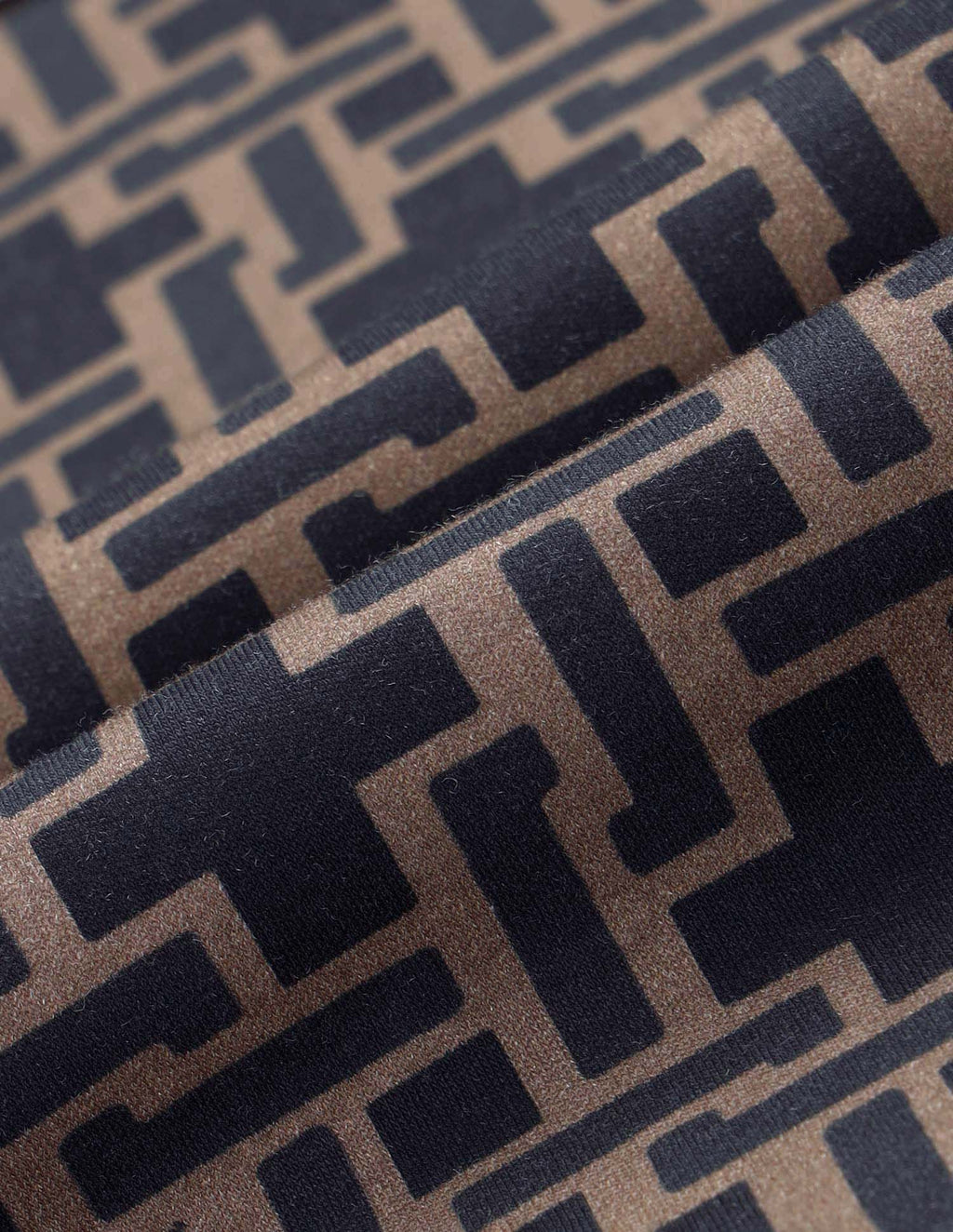 Geometric Printed Regular Fit Polo shirt