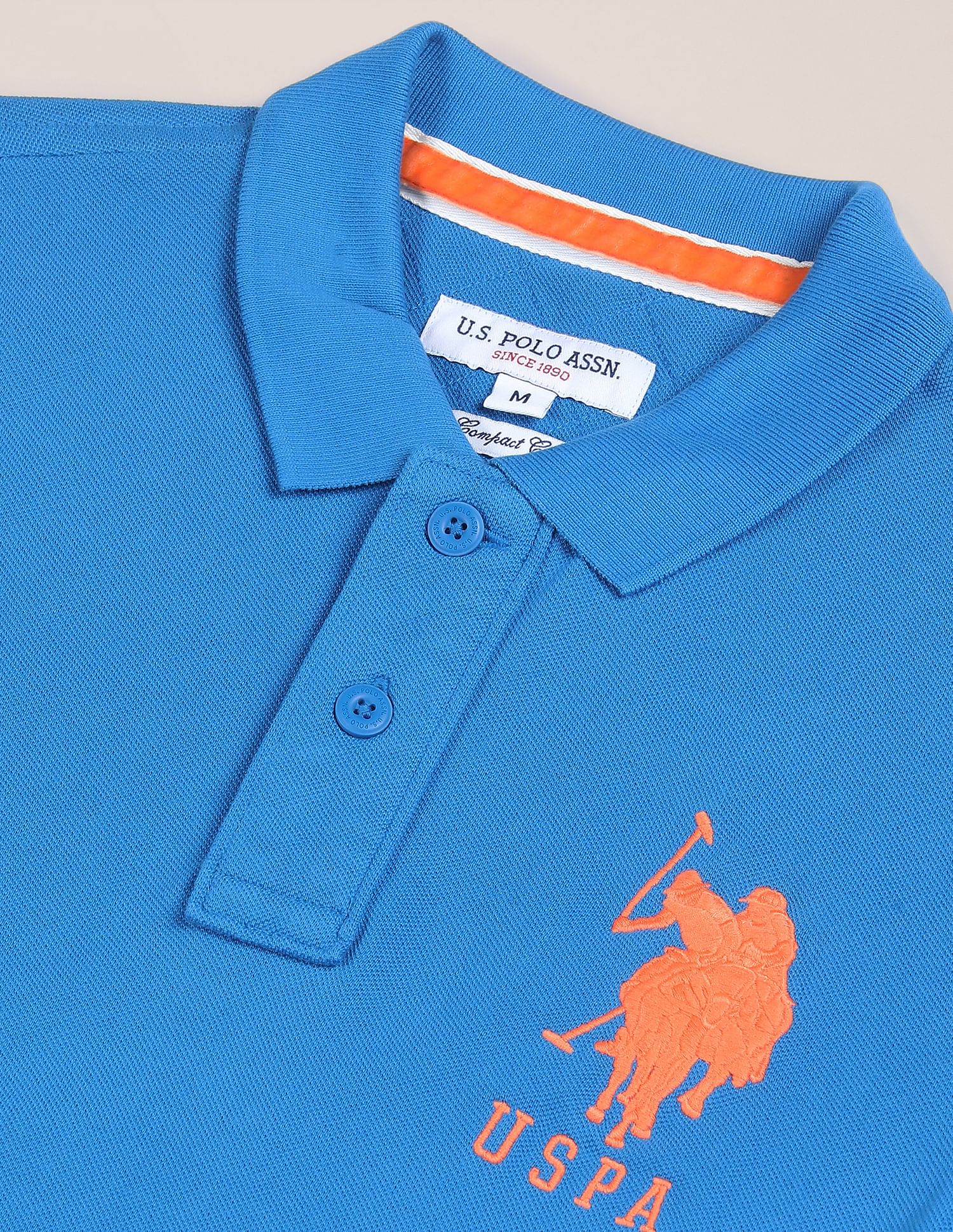 Compact Cotton Logo Polo Shirt