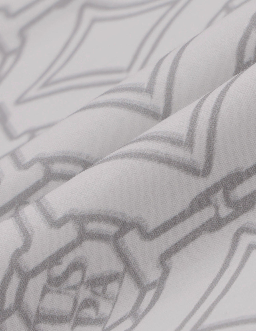 Geometric Printed Muscle Fit Polo shirt