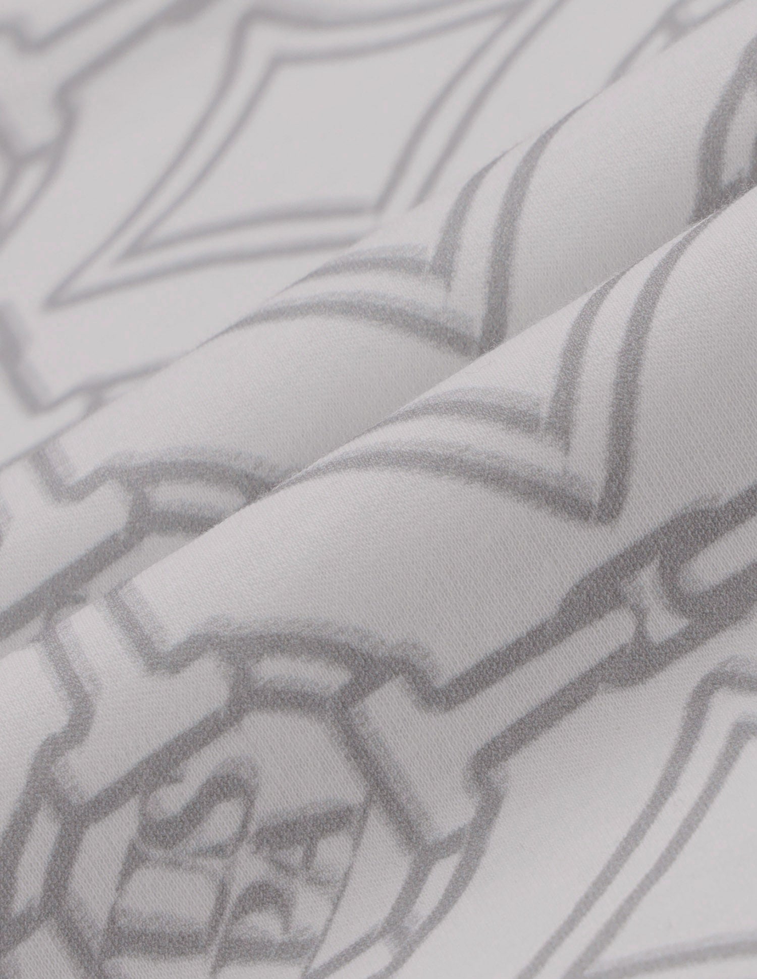 Geometric Printed Muscle Fit Polo shirt