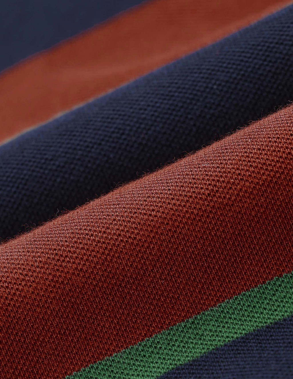 Horizontal Striped Gold Cup Polo Shirt