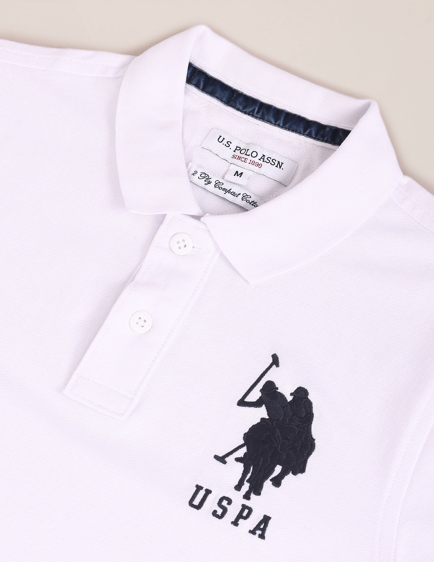 Compact Cotton Logo Polo Shirt
