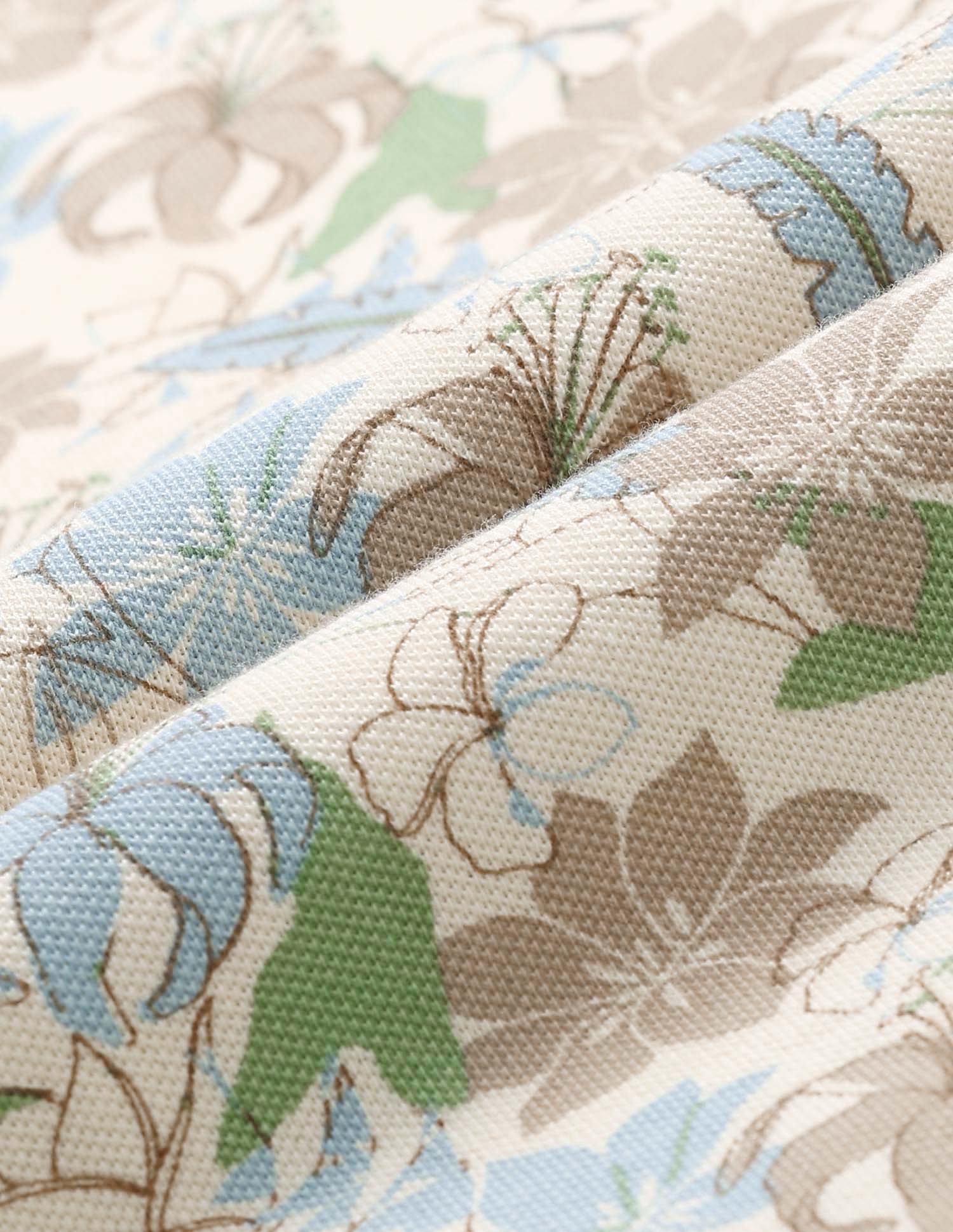 Floral Printed Slim Fit Polo Shirt