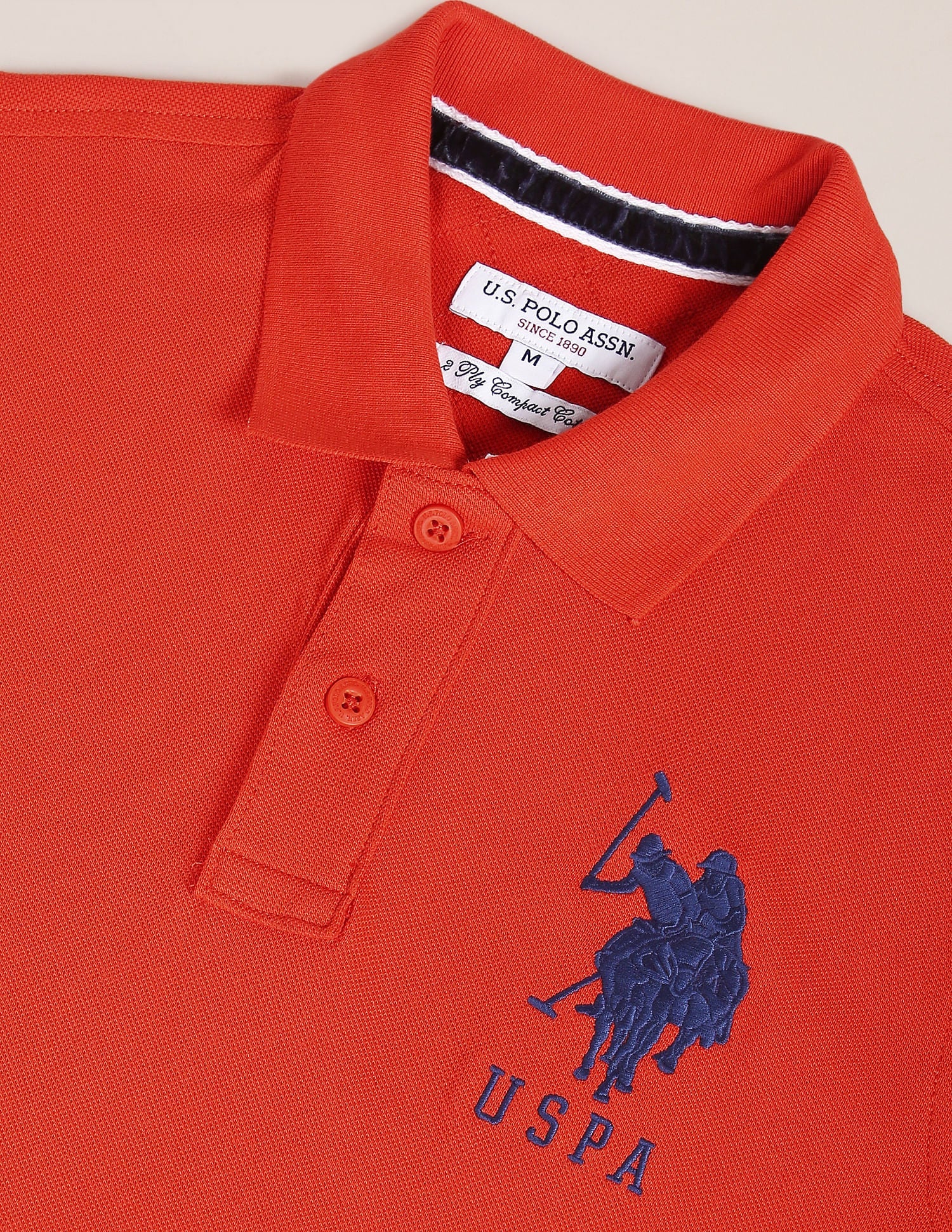 Compact Cotton Logo Polo Shirt