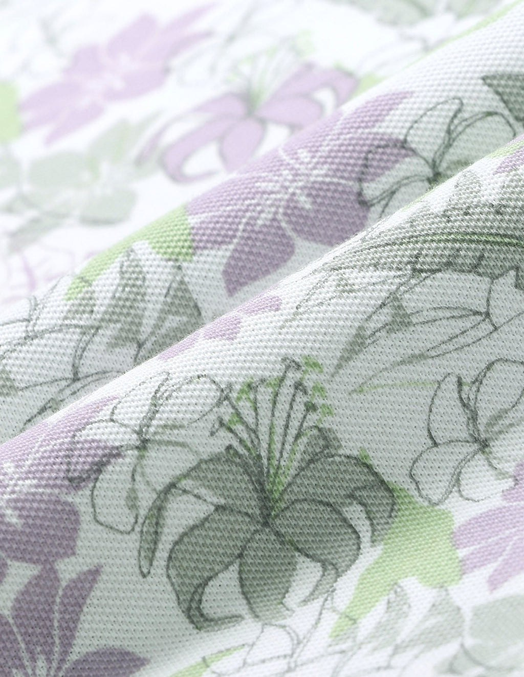 Floral Printed Slim Fit Polo Shirt