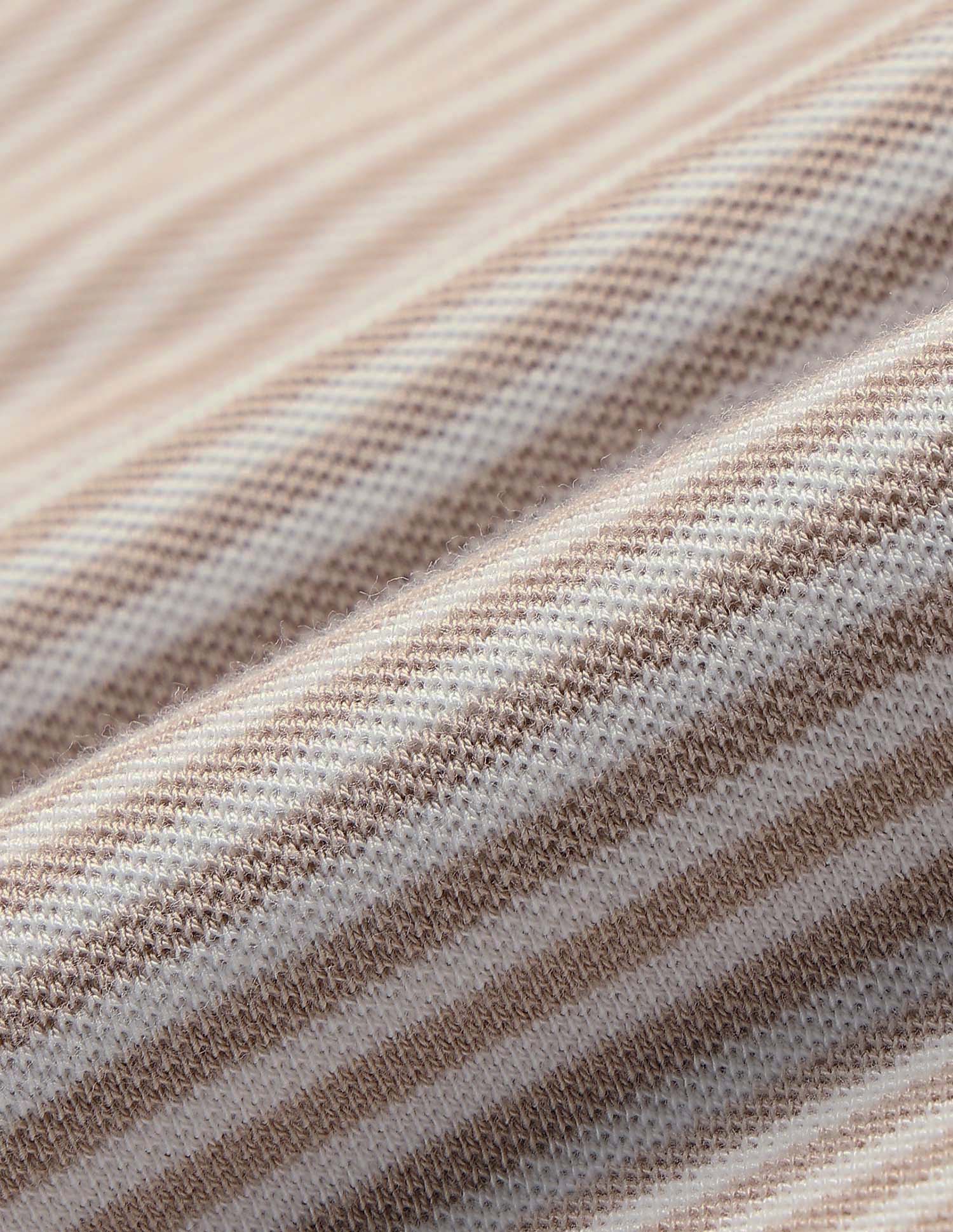 Horizontal Striped Varsity Polo Shirt