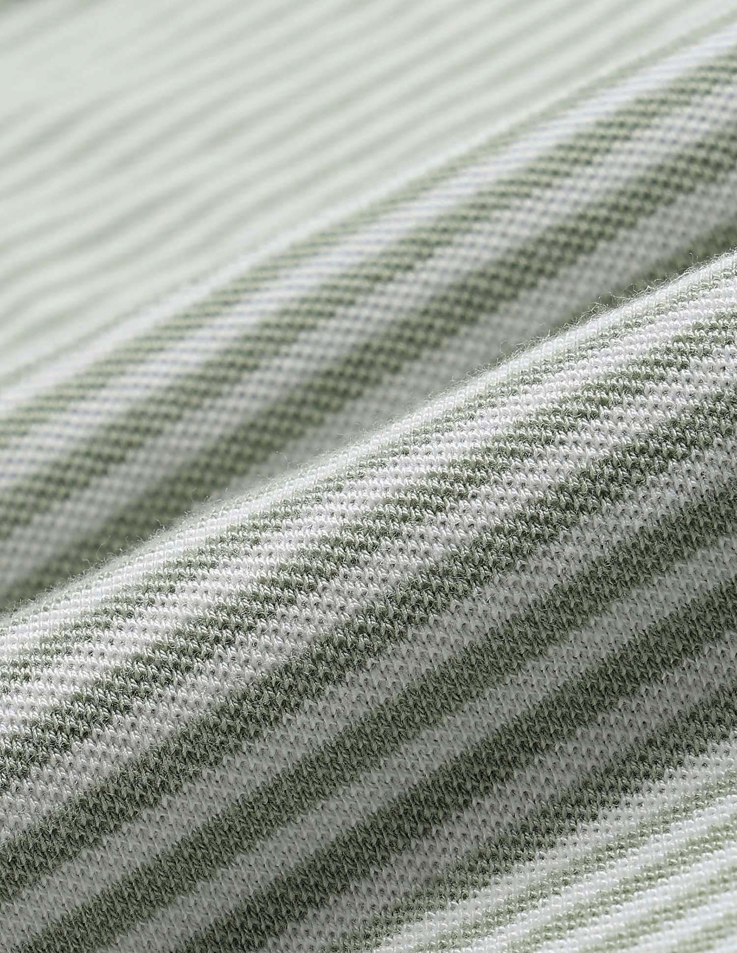 Horizontal Striped Varsity Polo Shirt