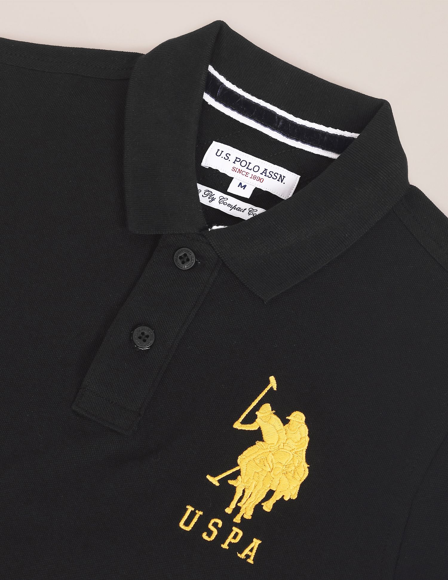 Compact Cotton Logo Polo Shirt