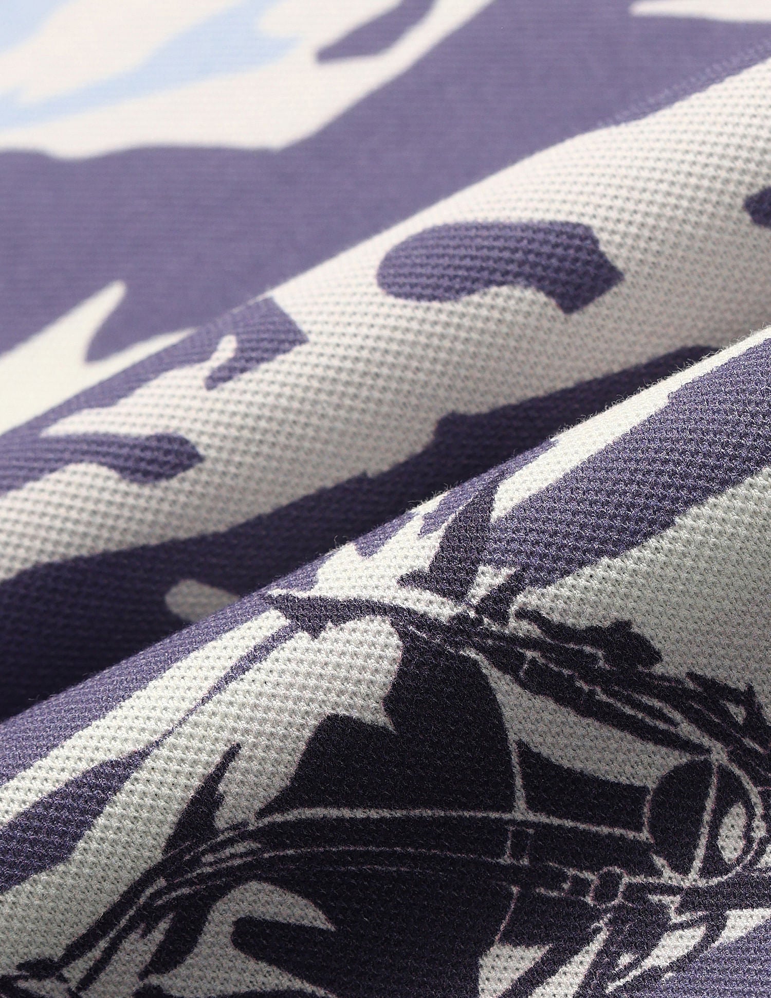 Muscle Fit Graphic Cotton Polo Shirt