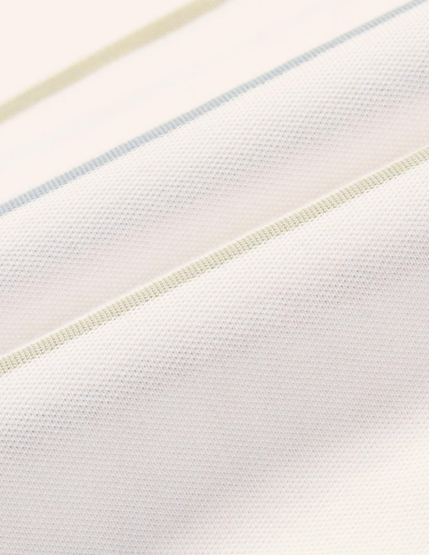 Horizontal Striped Working Holiday Polo Shirt