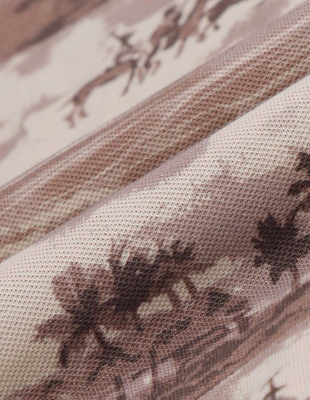 All Over Printed Muscle Fit Polo Shirt