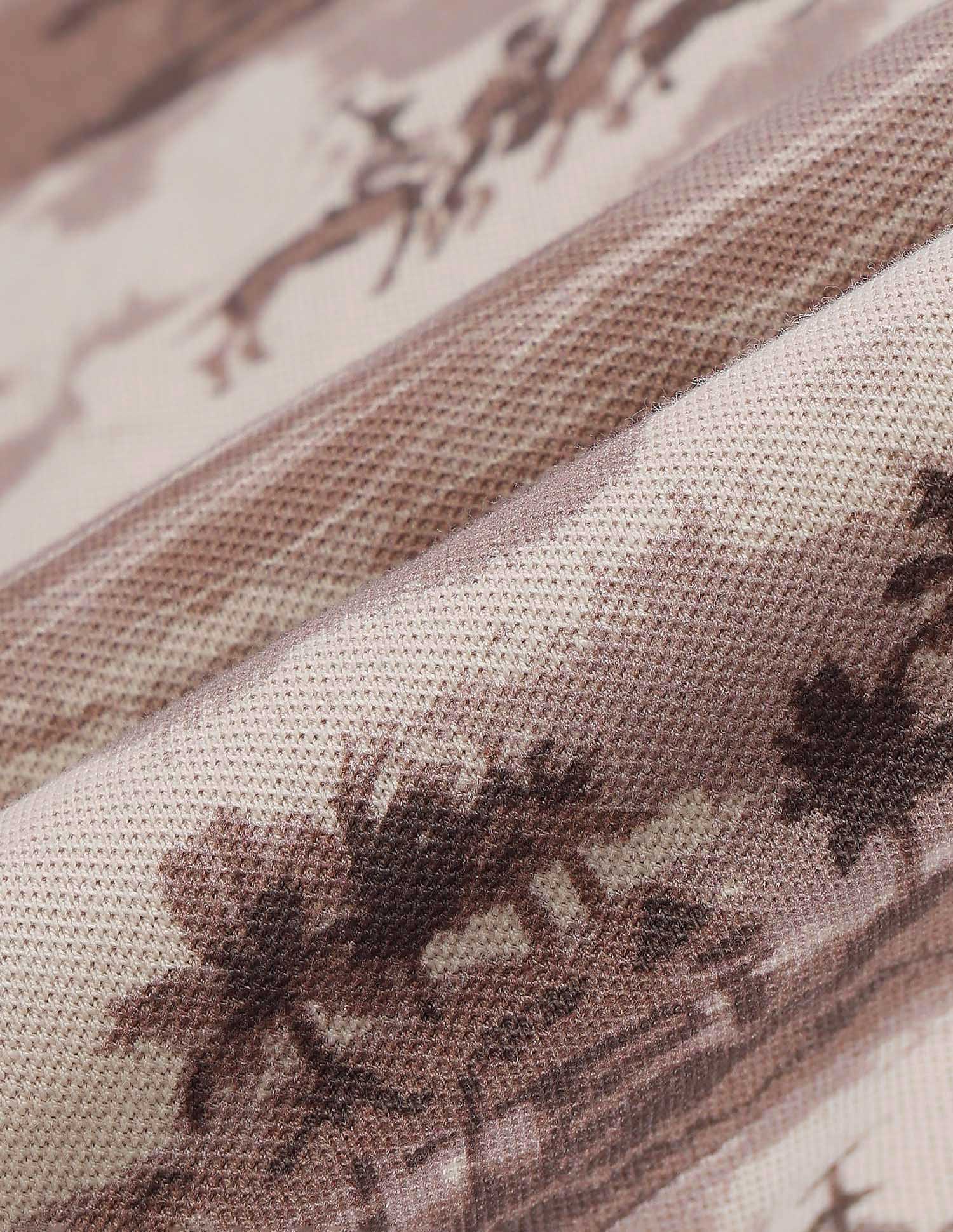 All Over Printed Muscle Fit Polo Shirt