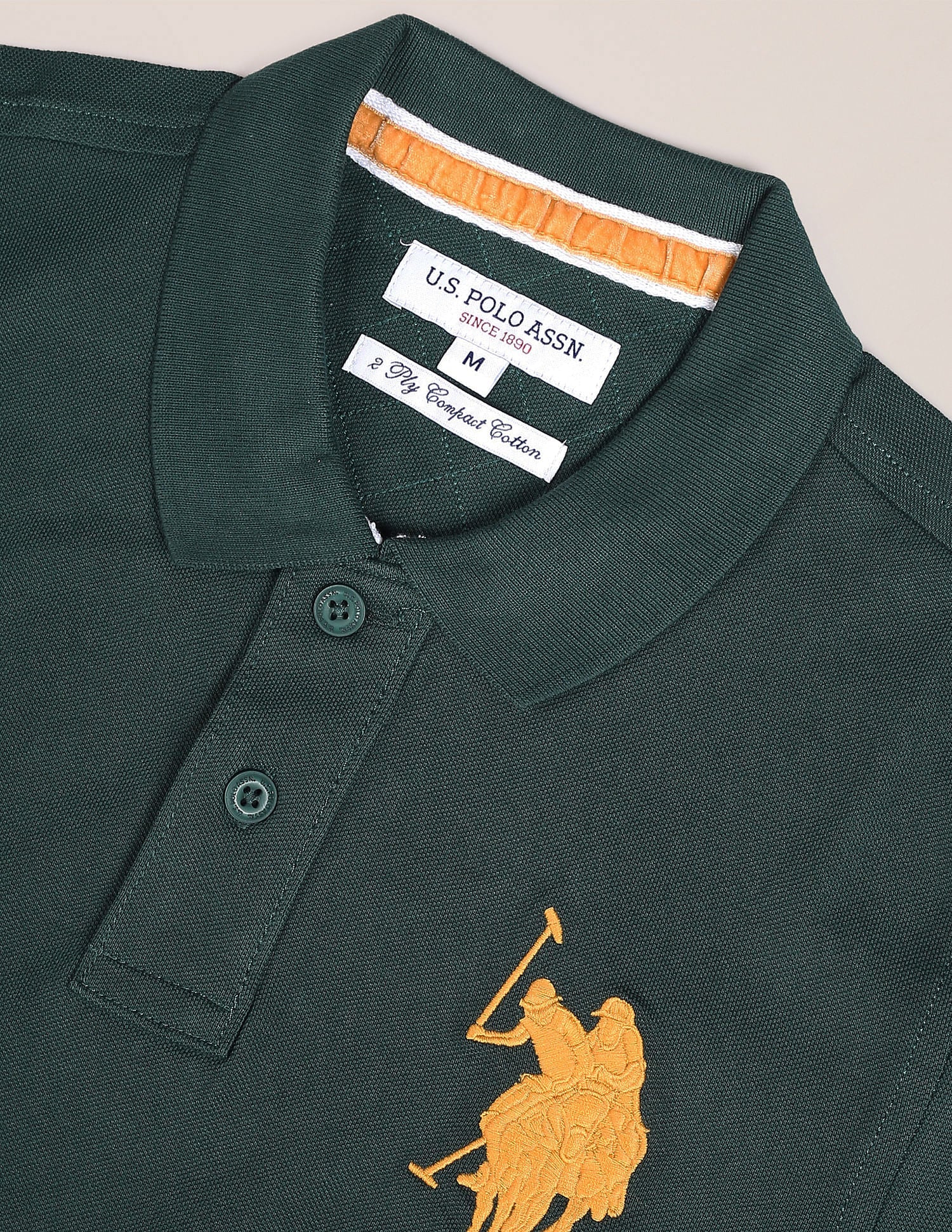 Compact Cotton Logo Polo Shirt