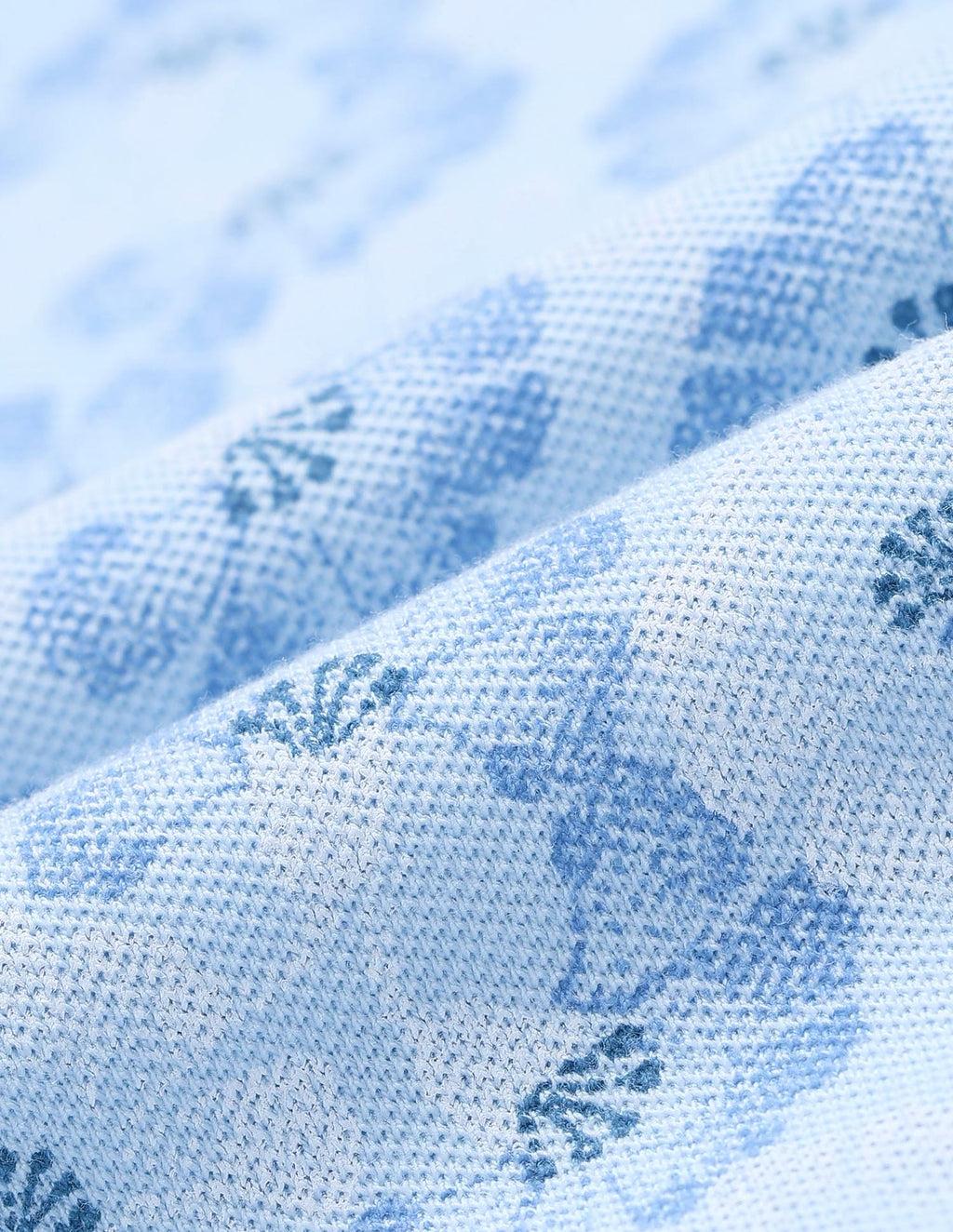 Floral Printed Pure Cotton Polo Shirt