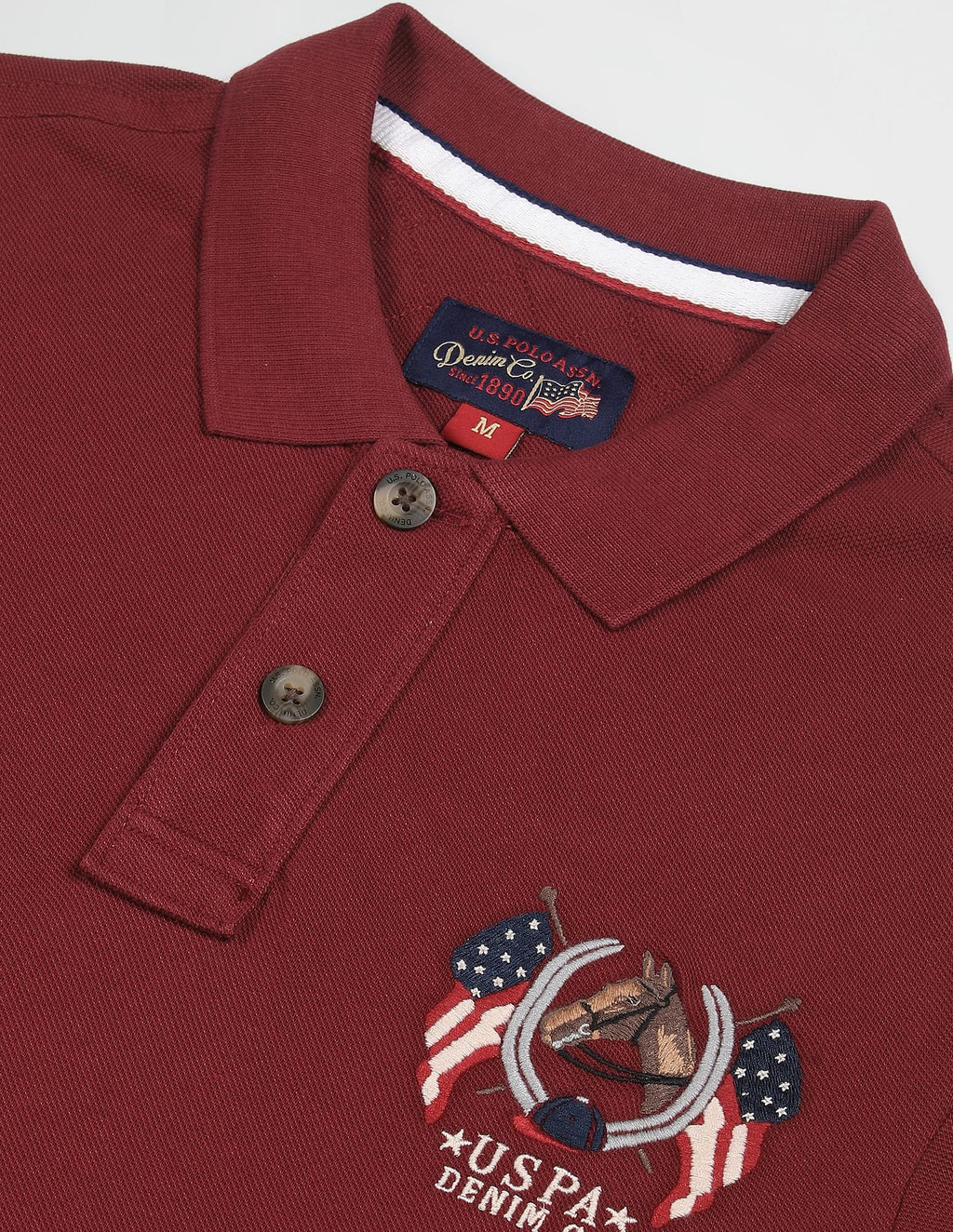 Cotton Solid Polo Shirt
