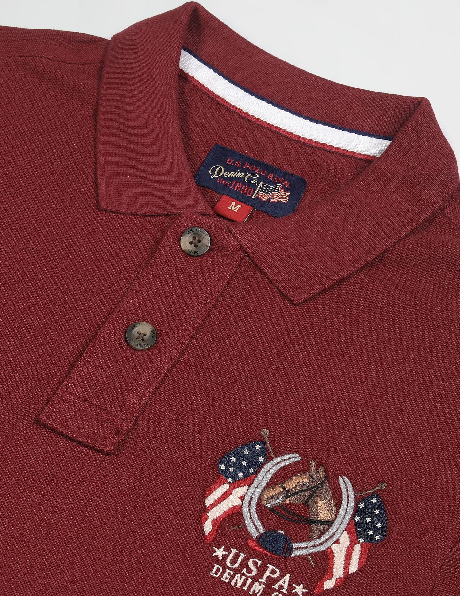 Cotton Solid Polo Shirt