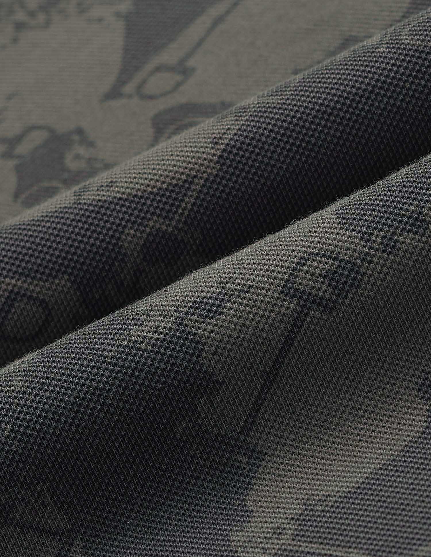 Abstract Printed Pure Cotton Polo Shirt