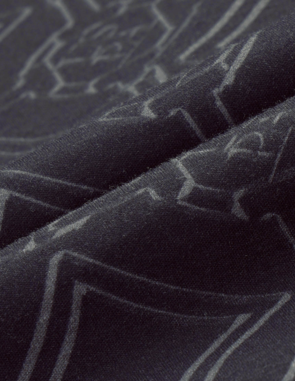 Geometric Printed Muscle Fit Polo shirt